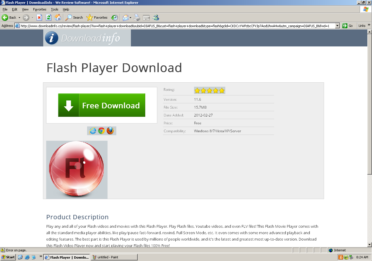 install flash player exe download